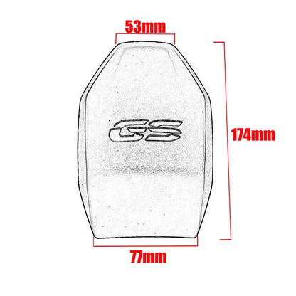 Copertura Protezione Serbatoio Carburante in Gomma e Plastica ABS per Moto