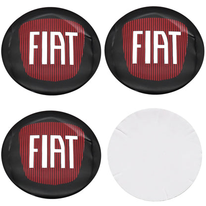 Adesivo Ruota 50mm 56mm per FIAT in ABS per pneumatici e cerchioni auto