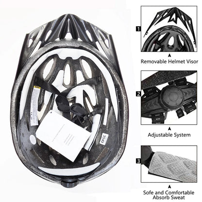 Casco da ciclismo in EPS per adulti uomo leggero