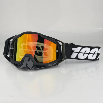 Occhiali da Moto Sportivi per Esterni Unisex in Plastica Leggeri