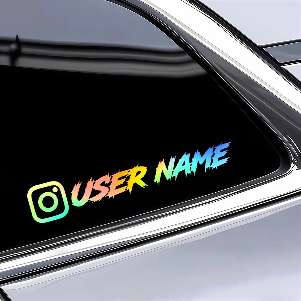 Adesivo Personalizzato per Auto in PVC Decalcomania