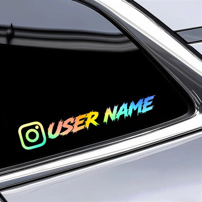 Adesivo Personalizzato per Auto in PVC Decalcomania