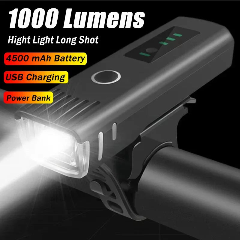 Luce anteriore per bicicletta LED USB ricaricabile Fari per bici