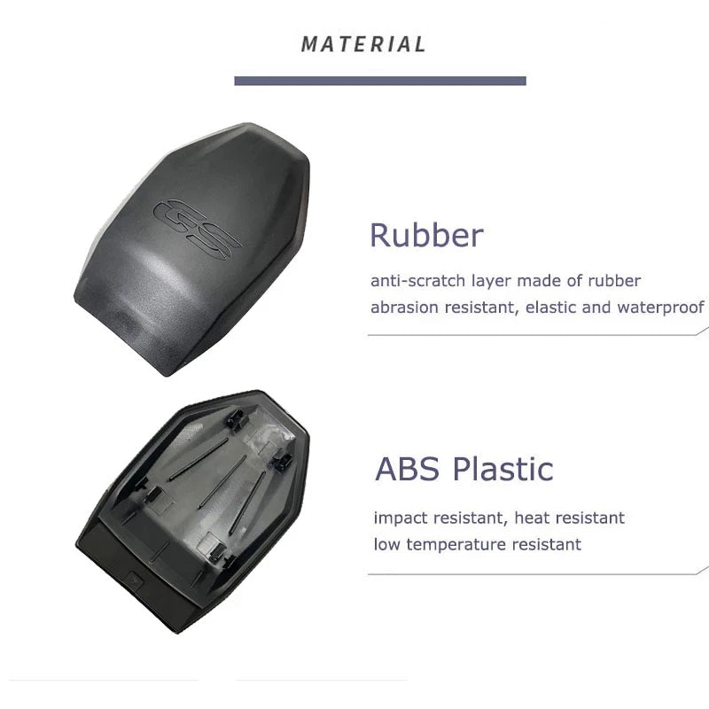 Copertura Protezione Serbatoio Carburante in Gomma e Plastica ABS per Moto