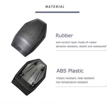 Copertura Protezione Serbatoio Carburante in Gomma e Plastica ABS per Moto