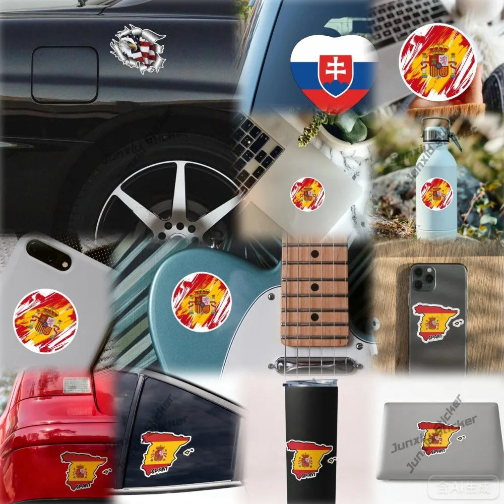 Adesivo auto in PVC per esterni adesivo creativo 5 pezzi decorativi