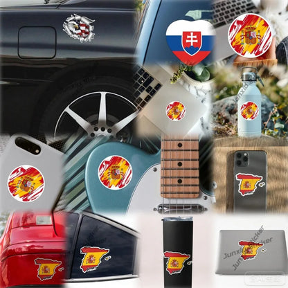 Adesivo auto in PVC per esterni adesivo creativo 5 pezzi decorativi