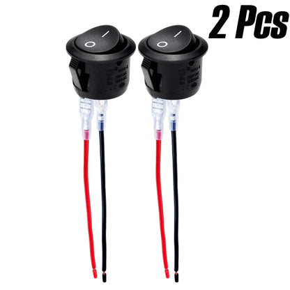 Interruttore Joystick SPST 2 pin 12V per auto camper barca 4 pezzi