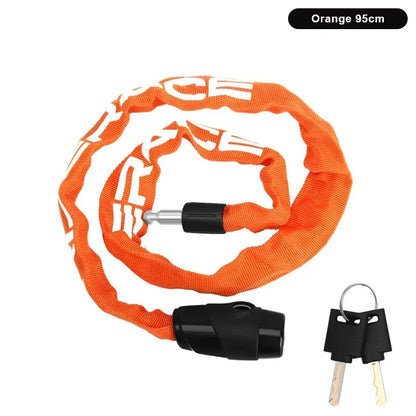 Lucchetto a catena per bicicletta in zinc alloy e ABS per mountain bike