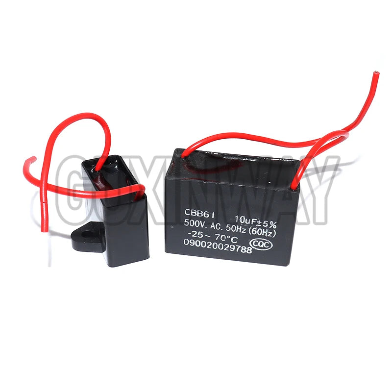 Condensatore CBB61 450V per Ventilatore Ventola Motore Avviamento 1-10uF