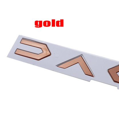 Emblema 3D in PVC per Auto Dacia, Adesivo in Plastica per Interni ed Esterni