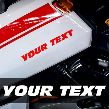 Adesivi Personalizzati per Moto in PVC Sticker Decal