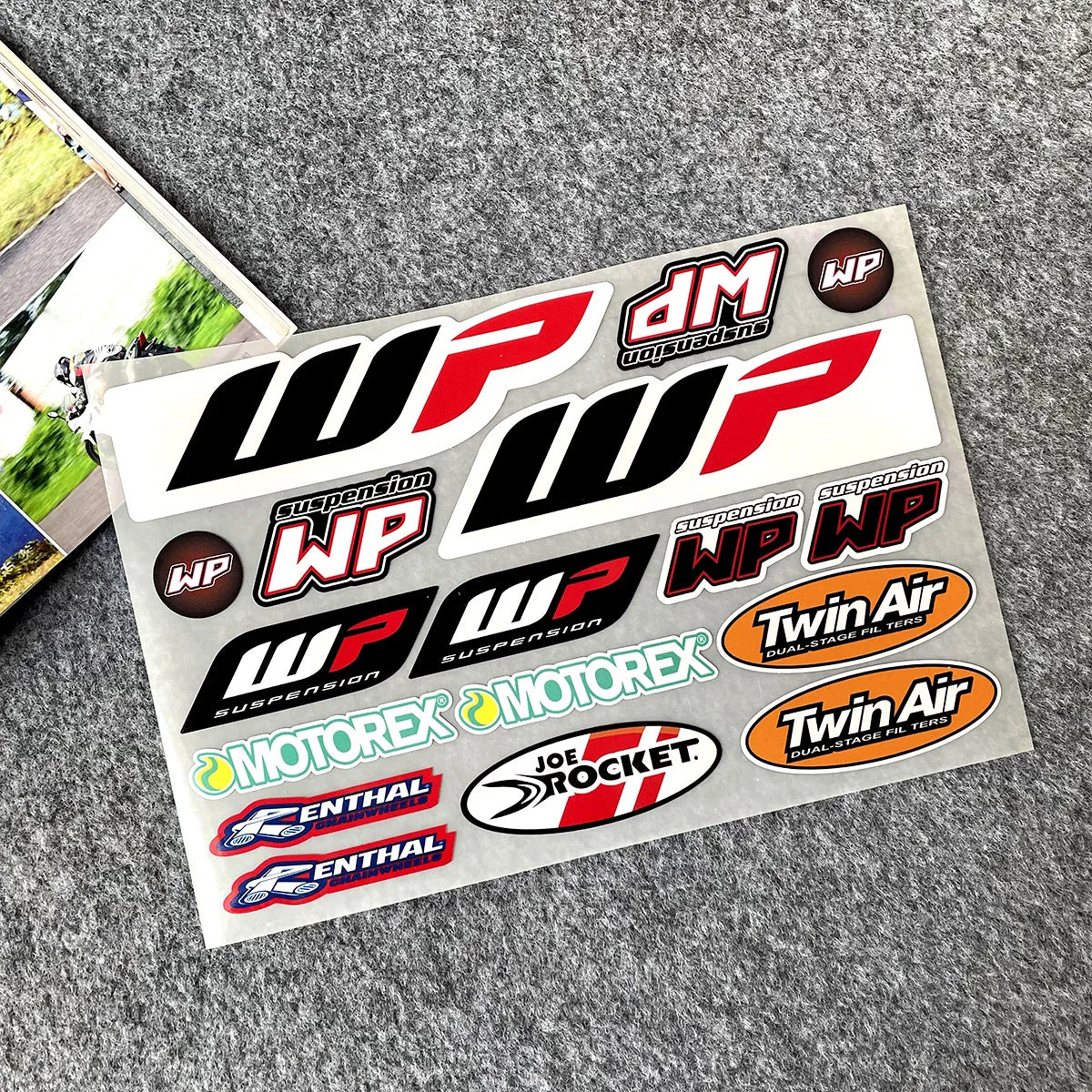 Decalcomanie impermeabili per Moto in PVC decorativi personalizzabili