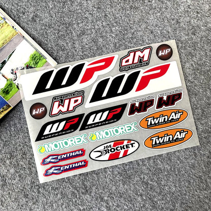 Decalcomanie impermeabili per Moto in PVC decorativi personalizzabili