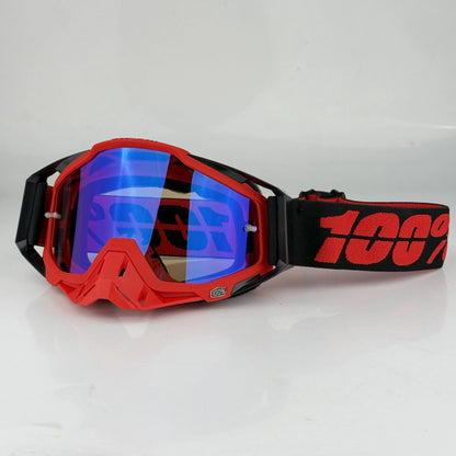 Occhiali da Moto Sportivi per Esterni Unisex in Plastica Leggeri