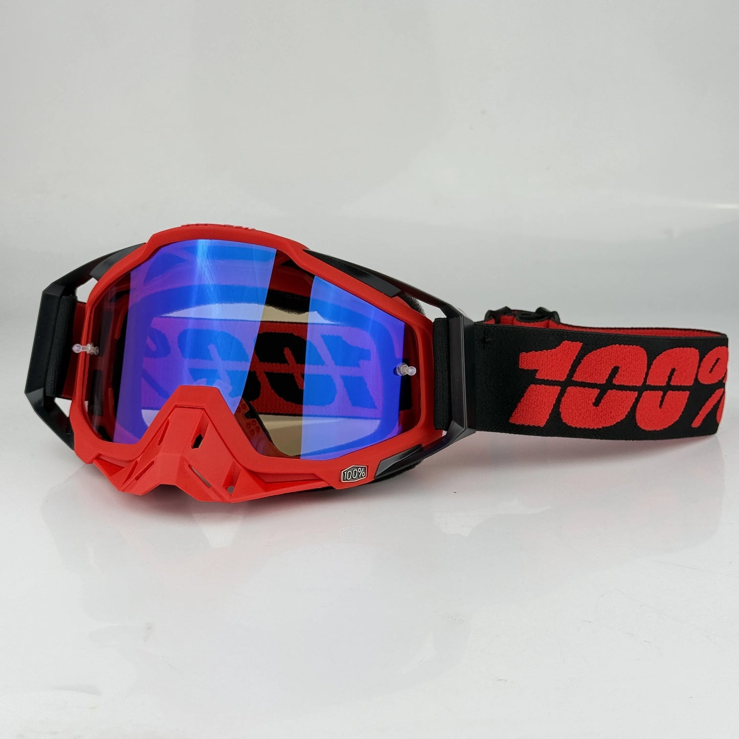 Occhiali da Moto Sportivi per Esterni Unisex in Plastica Leggeri