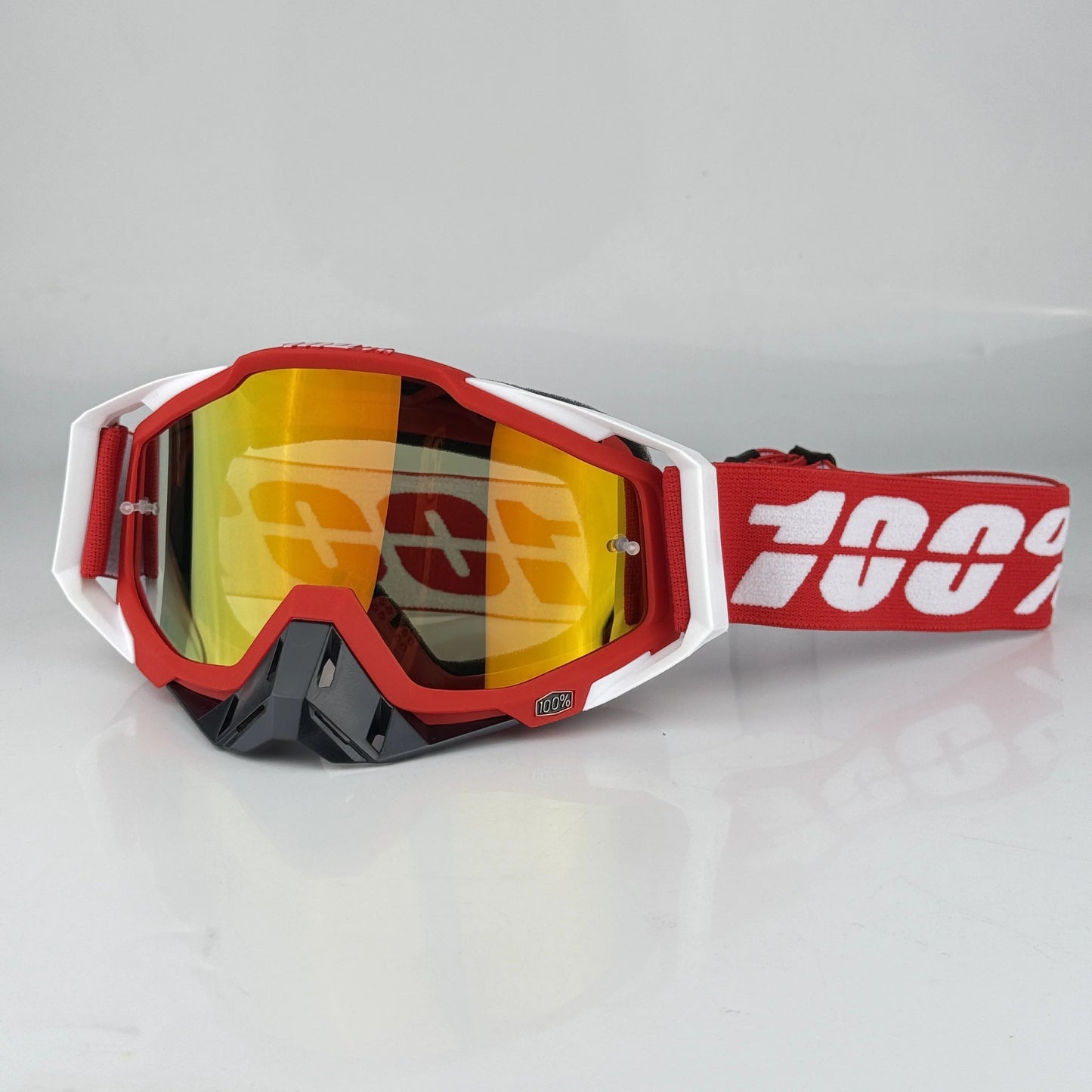 Occhiali da Moto Sportivi per Esterni Unisex in Plastica Leggeri