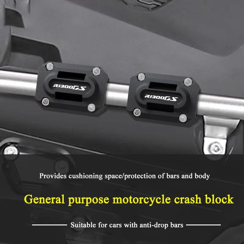 Protezione Motore Paraurti Barra Antiurto per Moto 4 Pezzi