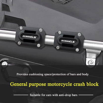 Protezione Motore Paraurti Barra Antiurto per Moto 4 Pezzi