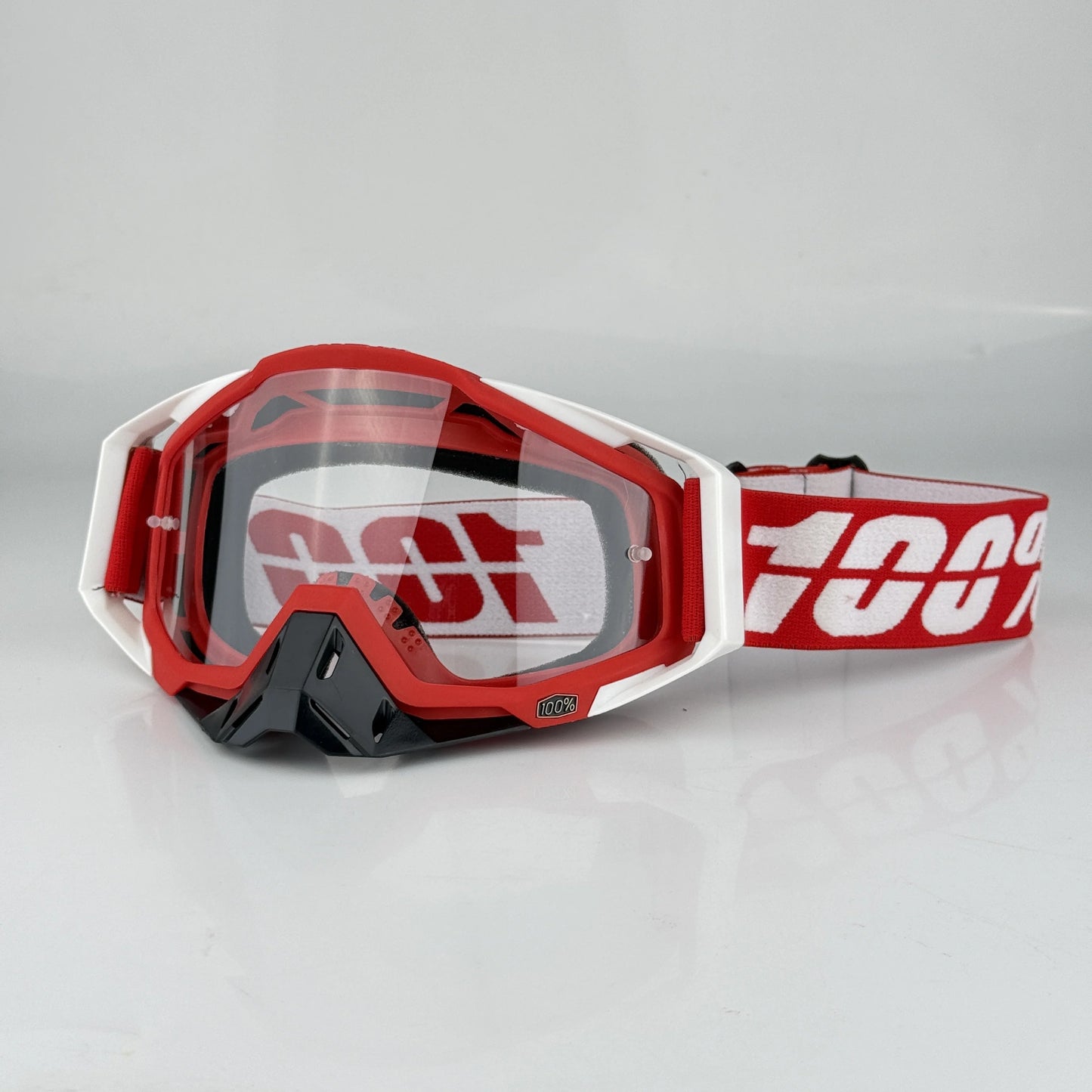 Occhiali da Moto Sportivi per Esterni Unisex in Plastica Leggeri