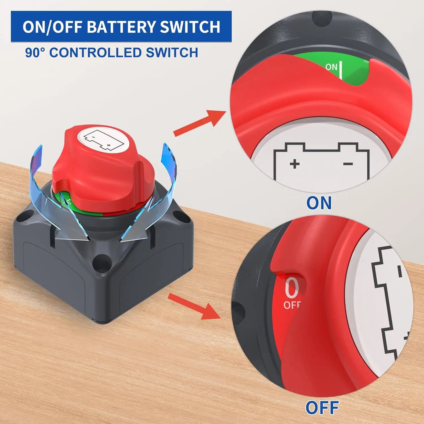 Interruttore della batteria in rame per veicoli 1 pezzo