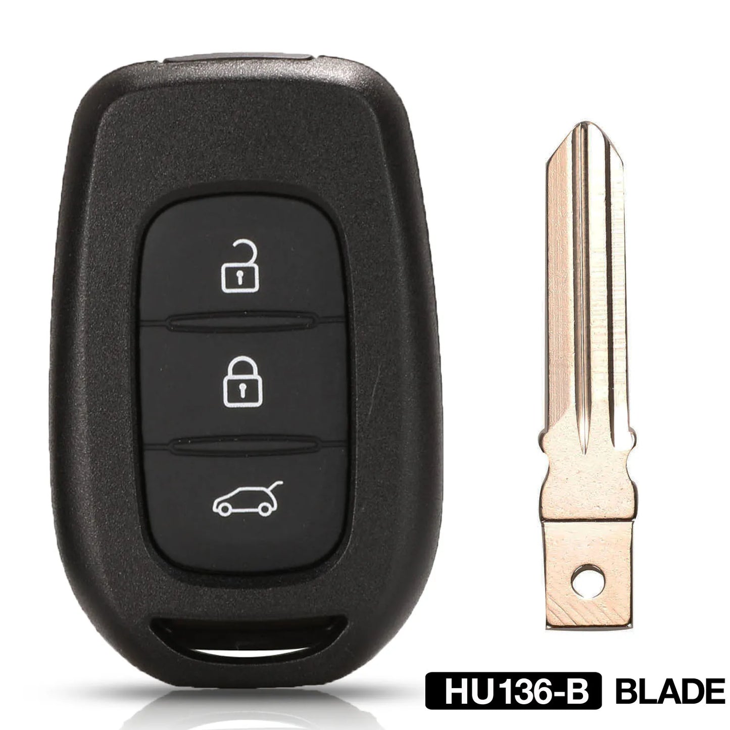 Borsetta Chiave Auto in Hardware per 2 Pulsanti in Metallo per Auto