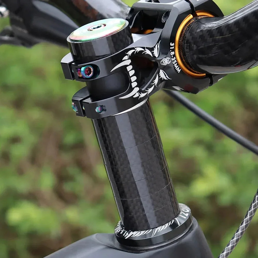 Spaziatore Bicicletta in Fibra di Carbonio per MTB 5 Pezzi