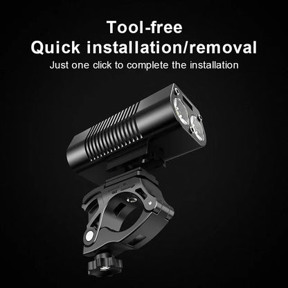 Luce per bici LED ricaricabile in ABS per bicicletta impermeabile