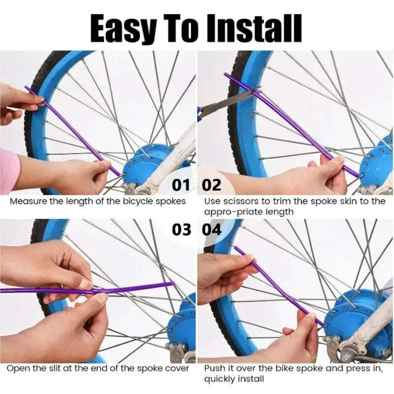 Coperture ruote moto in plastica ABS per motocross 72 pezzi