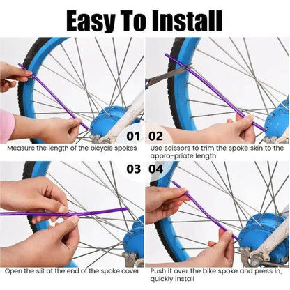 Coperture ruote moto in plastica ABS per motocross 72 pezzi