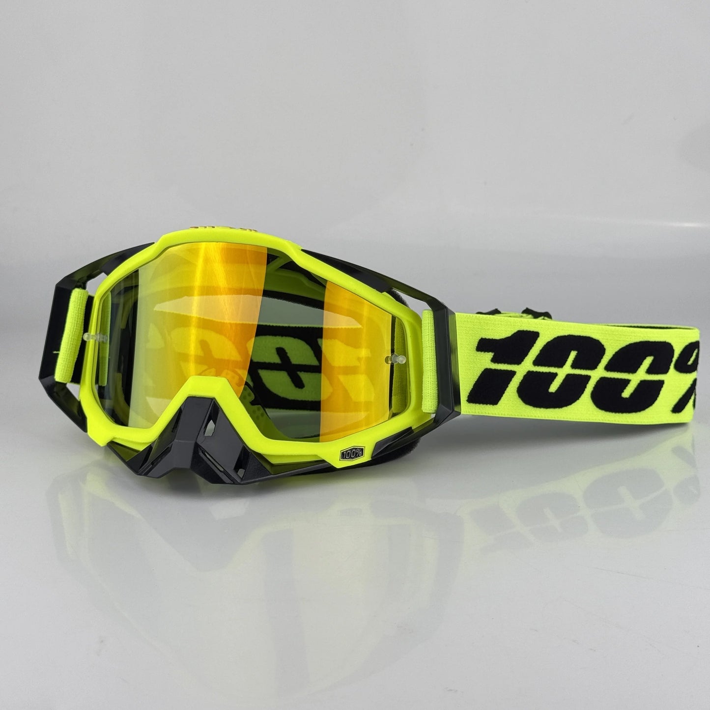 Occhiali da Moto Sportivi per Esterni Unisex in Plastica Leggeri