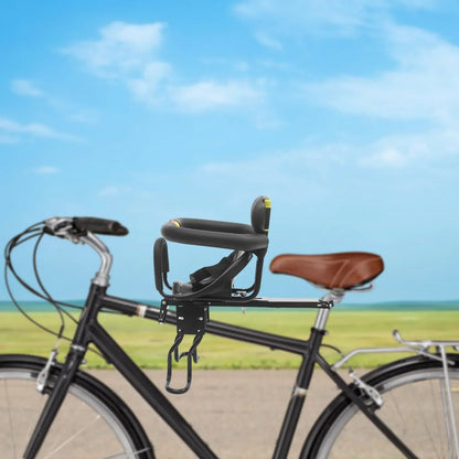Seggiolino Anteriore Regolabile per Bicicletta Bambini 1-5 Anni