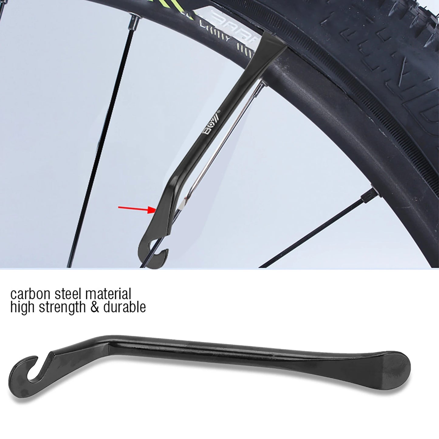 Leva per pneumatici in acciaio inossidabile per bici 3Pcs