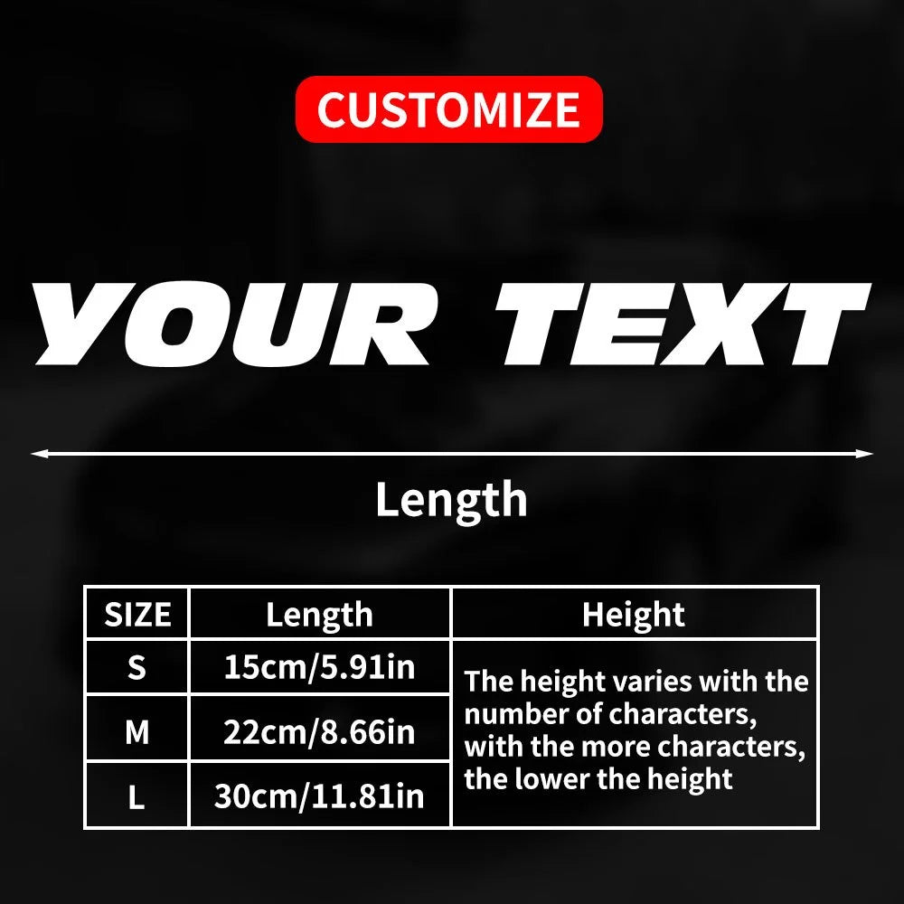 Adesivi Personalizzati per Moto in PVC Sticker Decal