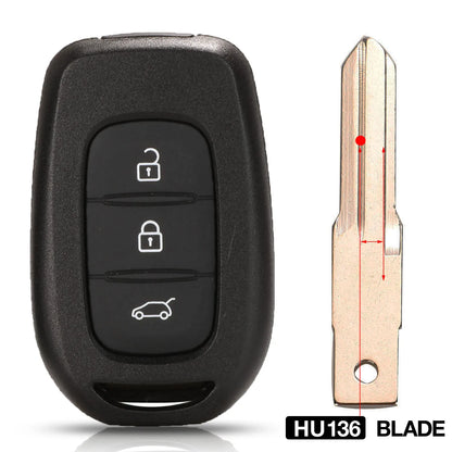 Borsetta Chiave Auto in Hardware per 2 Pulsanti in Metallo per Auto