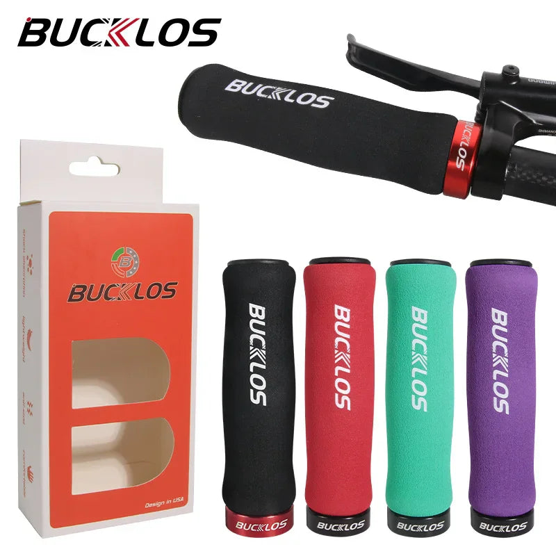 Manopole per bici in Alluminio e Silica Gel per Mountain Bike