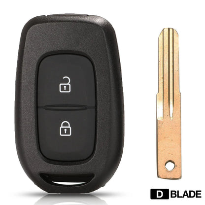 Borsetta Chiave Auto in Hardware per 2 Pulsanti in Metallo per Auto