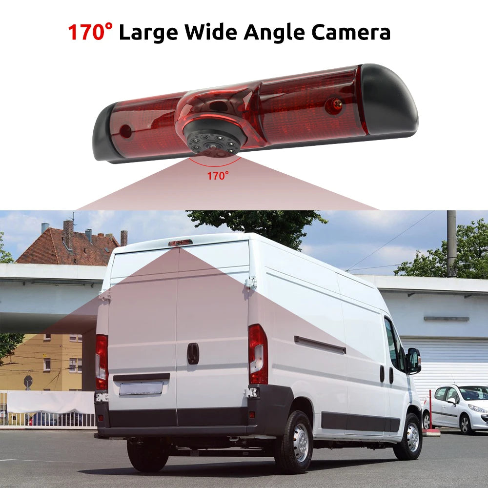 Telecamera posteriore CCD HD per FIAT Ducato CITROEN Jumper PEUGEOT Boxer 2006-2