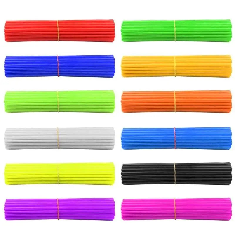 Coperture ruote moto in plastica ABS per motocross 72 pezzi
