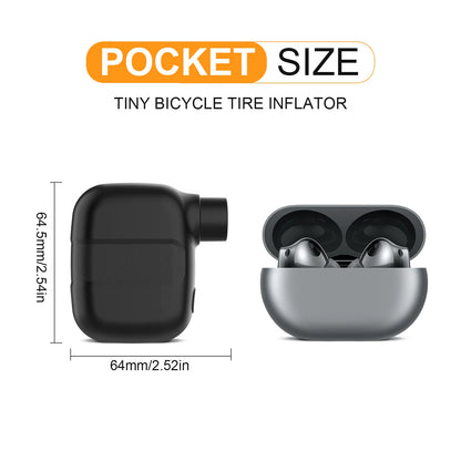 Pompa da bicicletta elettrica portatile in plastica 100PSI per bici