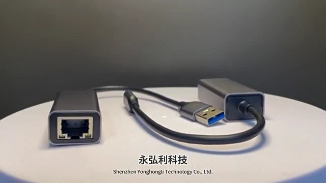 Adattatore Rete Ethernet Gigabit 1000Mbps USB Type-C o USB 3.0 a RJ45 in Alluminio Plug And Play per Connessione Internet Cablata Ultra Veloce