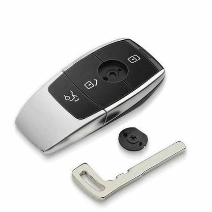 Guscio Cover Telecomando Per Chiave Mercedes Benz Classe A C E GLC Ricambio 3 Tasti Con Lama Inclusa