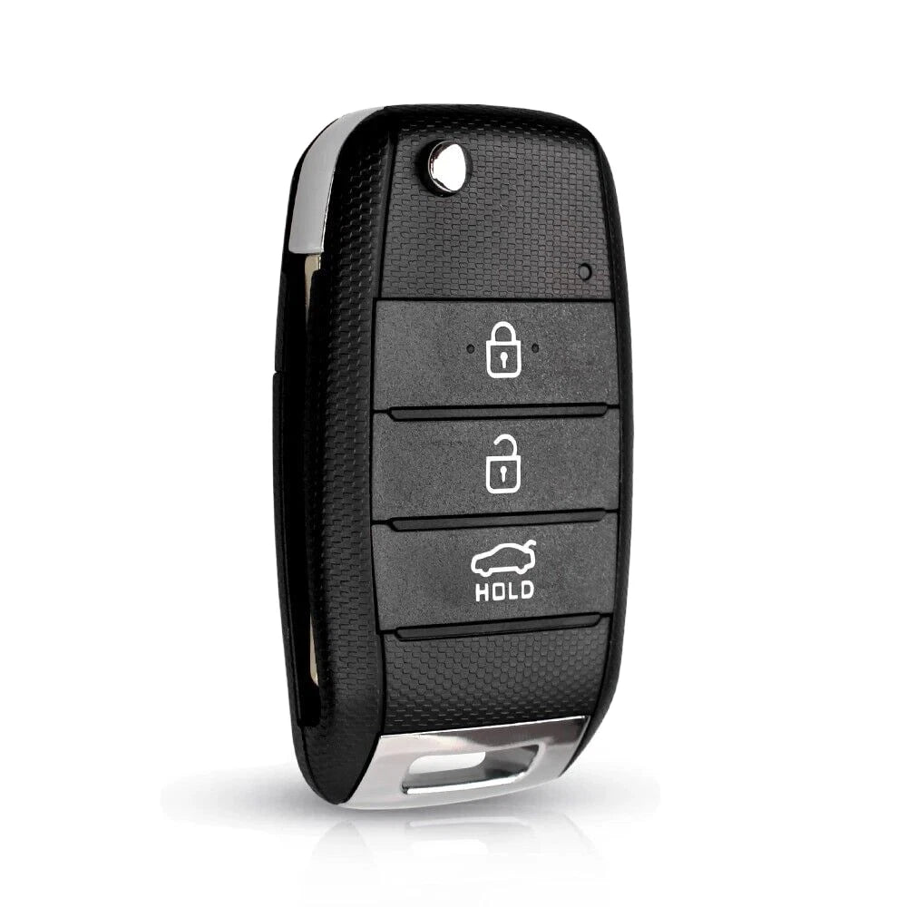 Guscio Telecomando Compatibile Per Chiave KIA Sportage Venga Rio Picanto Ceed Sorento - Custodia Ricambio 3 4 Tasti Con Lama Vergine