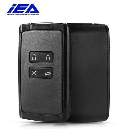 Guscio Chiave Renault 4 Tasti Cover Telecomando Protettiva In Plastica Nera Con Lama Inclusa
