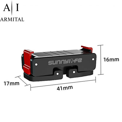 Adattatore Magnetico Sgancio Rapido per DJI Osmo Action 5 4 3 Base Pieghevole