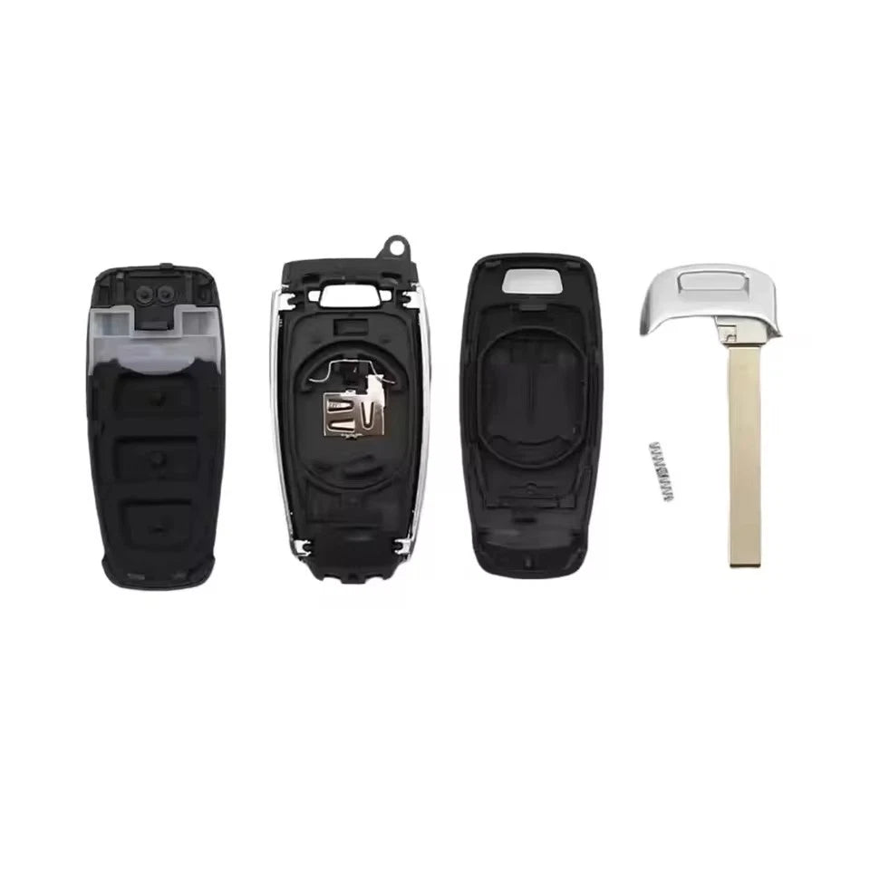 Guscio Cover Telecomando Keyless Per Audi A6 Q7 Q8 RS6 RSQ8 A7 E-Tron Protezione Chiave 3 Tasti Con Lama Vergine Alta Qualità
