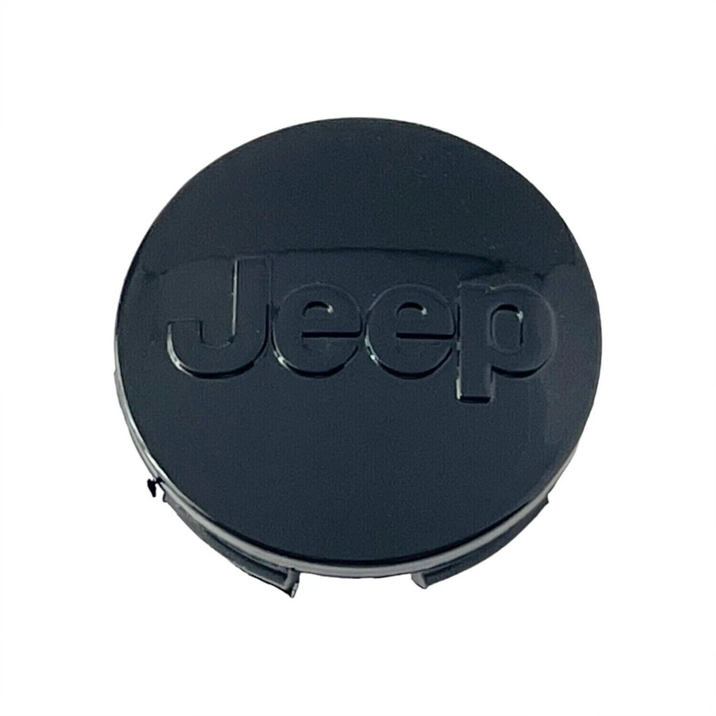 Set 4 Tappi Coprimozzo da 63mm Compatibili con Jeep Renegade Compass Cherokee Cerchi in Lega Design Lucido ad Incastro