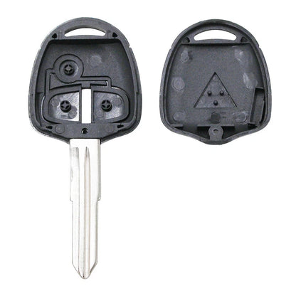 Guscio Telecomando Compatibile Per Mitsubishi Pajero Lancer ASX Outlander - Scocca Ricambio 2 Tasti Con Lama Vergine