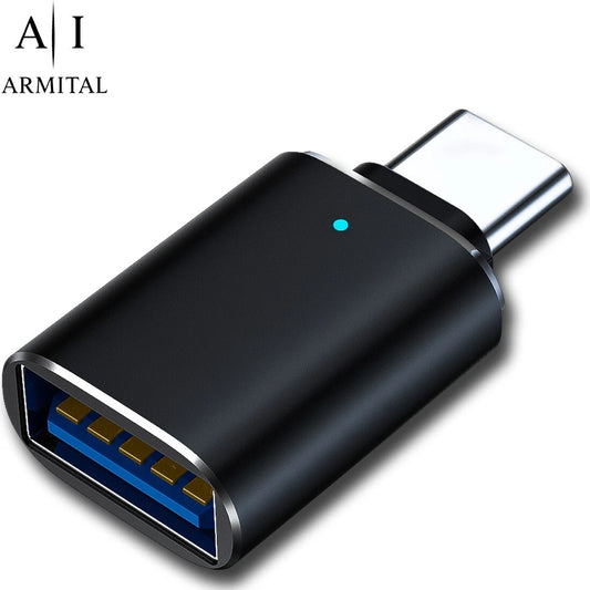 Adattatore OTG USB-C a USB 3.0 SuperSpeed 5Gbps per Smartphone Laptop e Tablet
