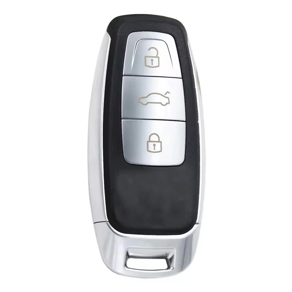Guscio Cover Telecomando Compatibile Audi A1 A3 A4 A6 Q2 Q3 Q7 TT Chiave 3 Tasti Finitura Lucida o Opaca Con Lama Vergine